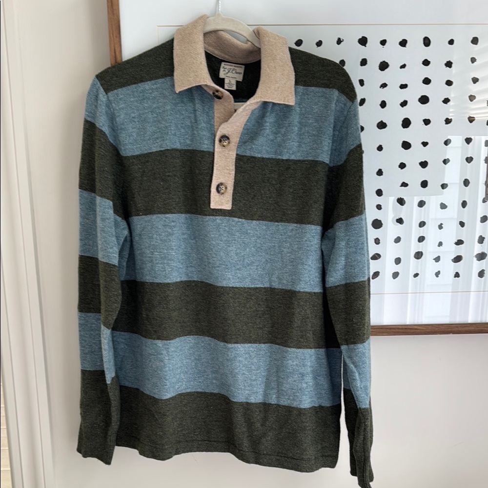 J. Crew Rugged Merino Wool Blend Sweater